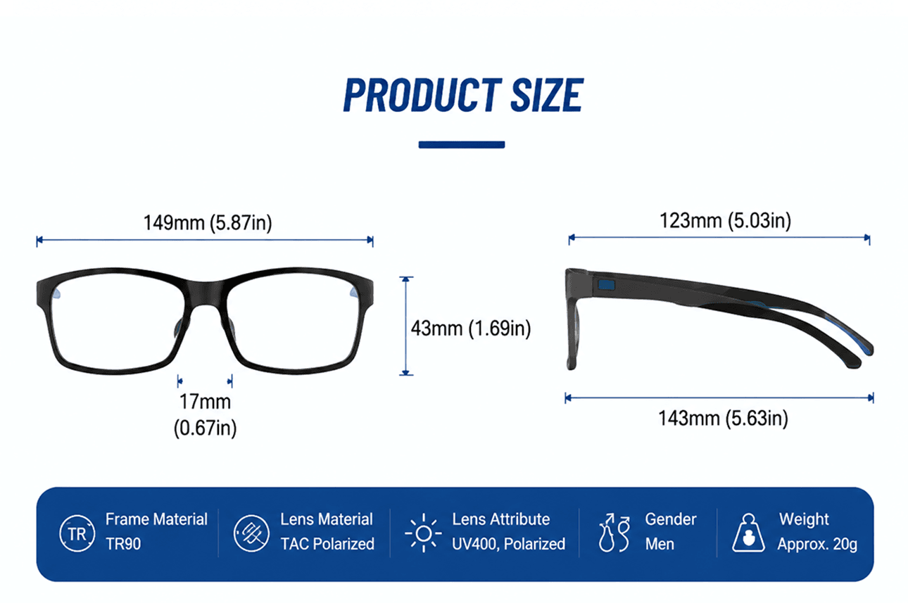 Top Polarized Fishing Glasses