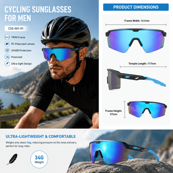 Cycling Sunglasses Mens