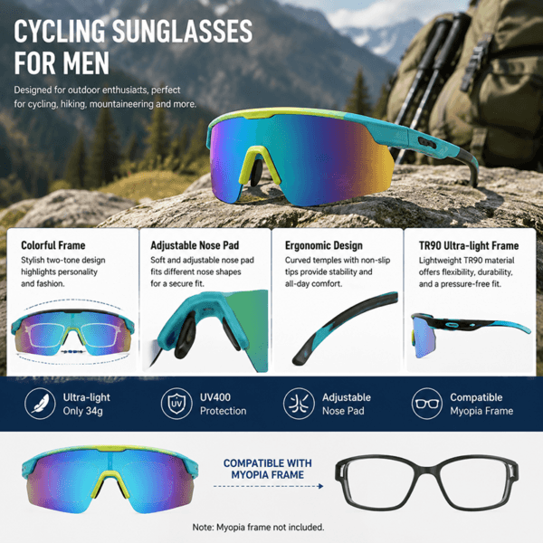 Ladies Cycling Glasses