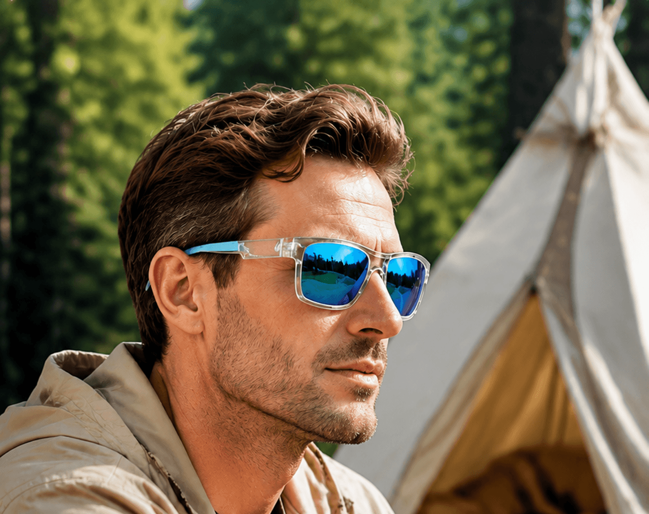 Glasses For Men Transparent Mens Stylish Shades