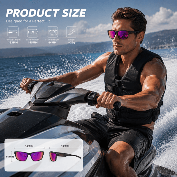 White Polarized Sunglasses