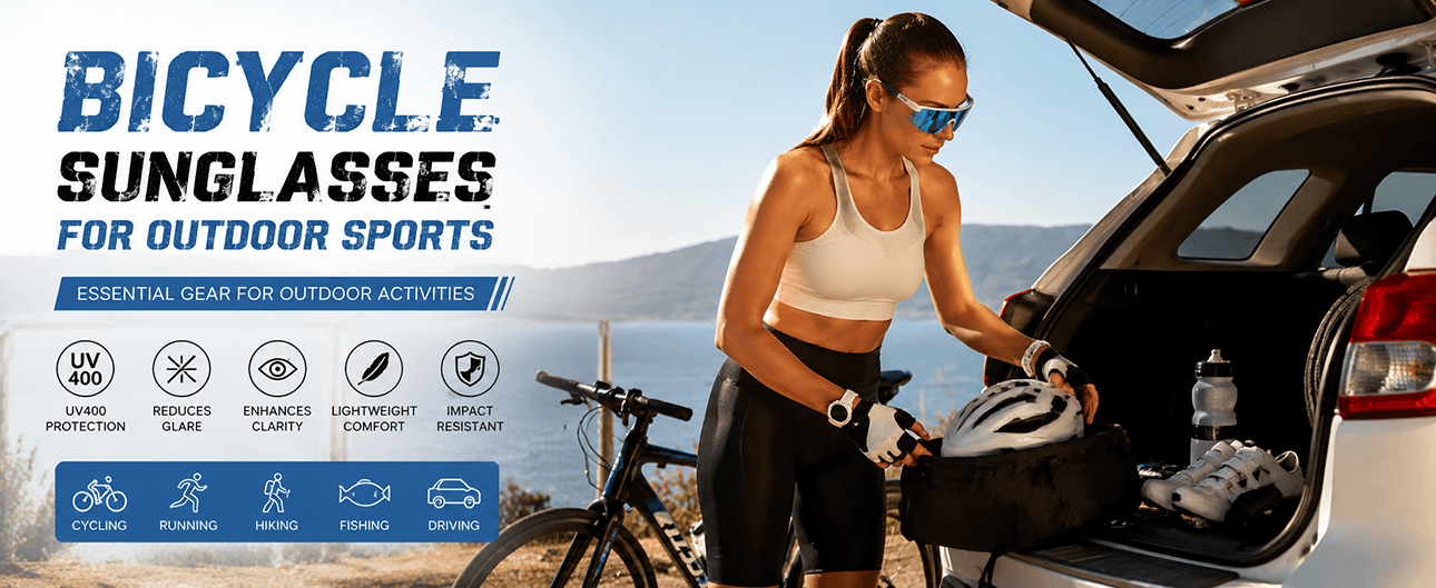 Lightweight Polarized Bicycle Sunglasses For Outdoor Sports
