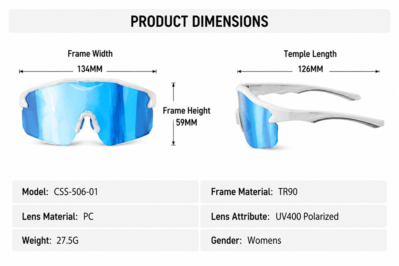 Womens Mirrored Sunglasses