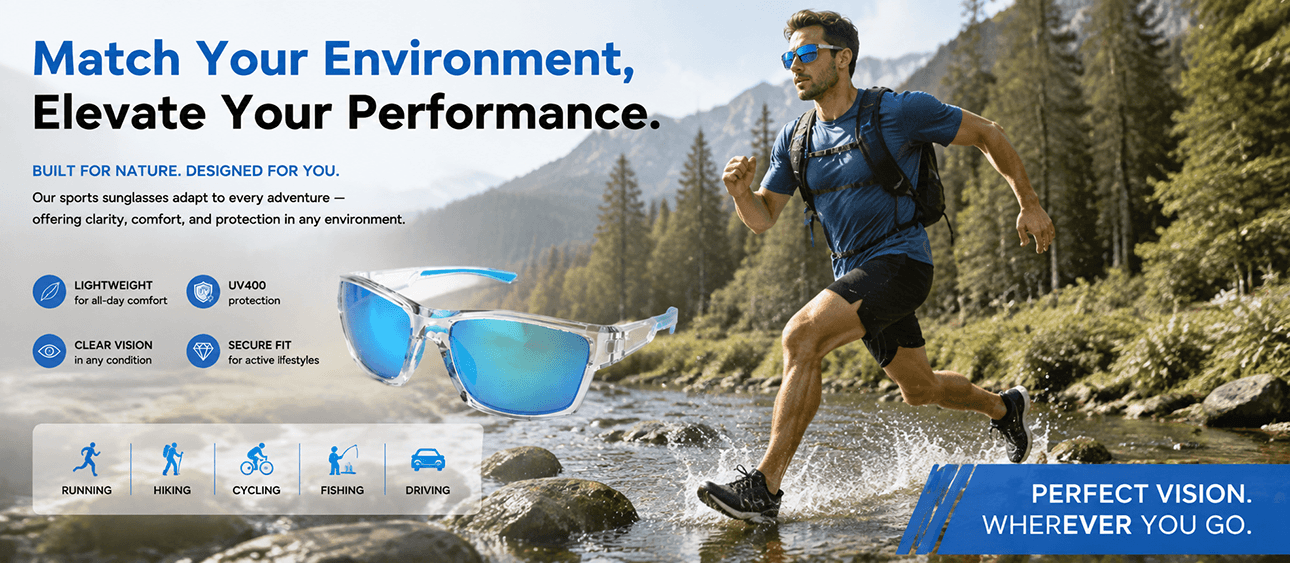 sport sunglasses for men with polarized lenses