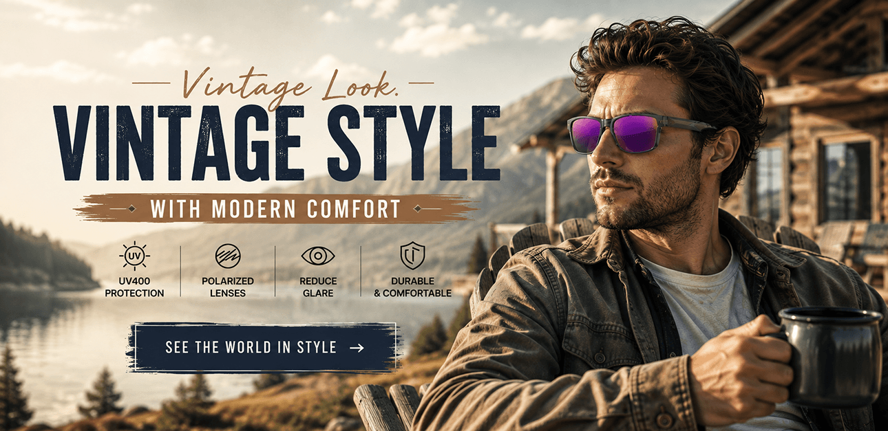 Vintage Polarized Sunglasses for Everyday Wear