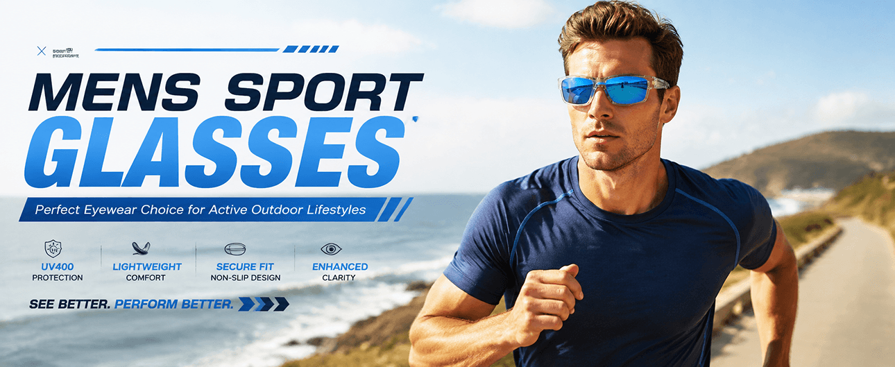 sport sunglasses for men lightweight frame Mens Sport Glasses
