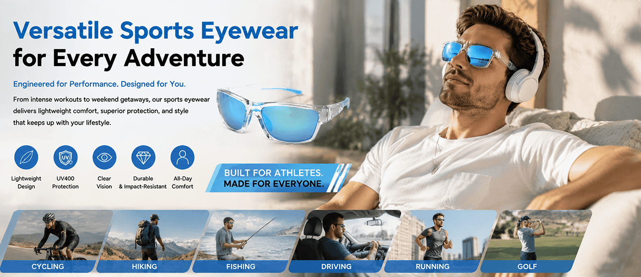 sport sunglasses for men impact resistant lenses Mens Sport Glasses