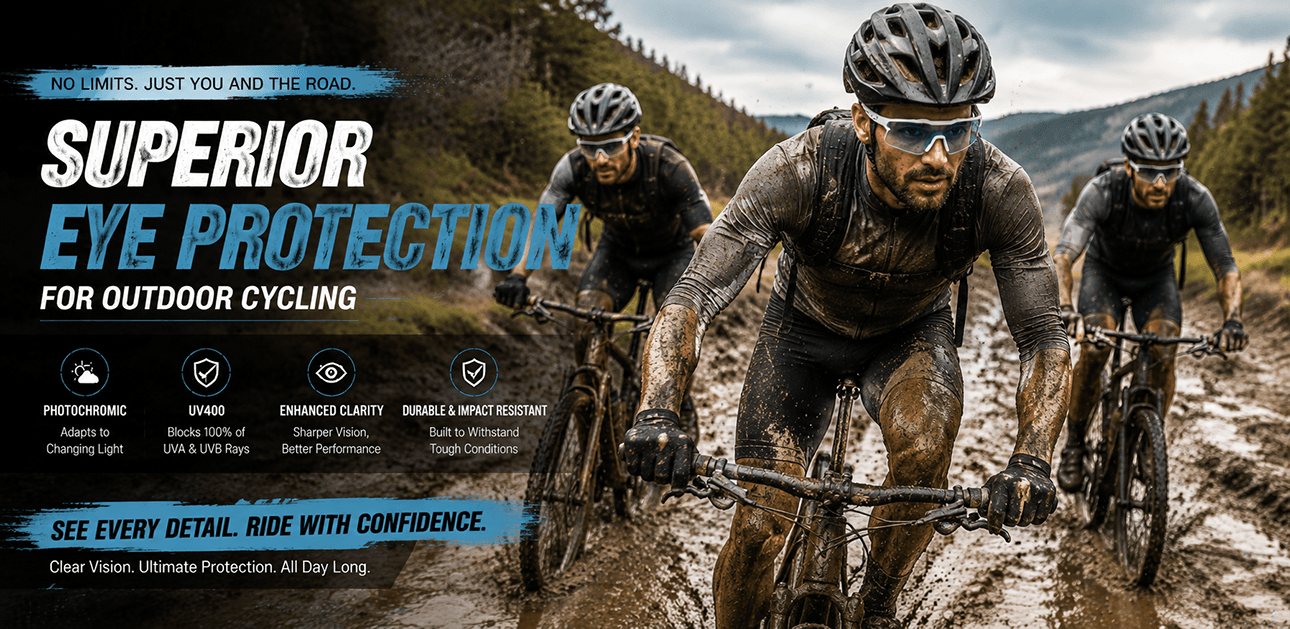 Photochromic Road Bike Glasses